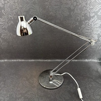 IKEA Antifoni Chrome Desk Work Lamp Adjustable Arm Head Light