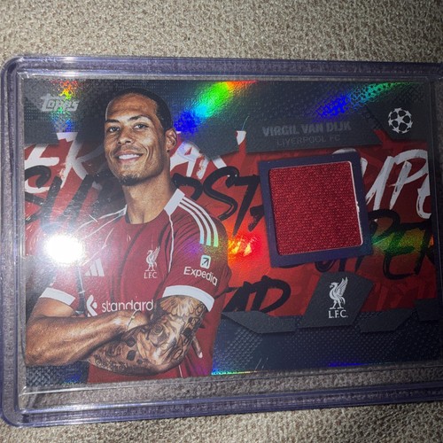Topps Virgil van Dijk Liverpool 2025-26 UEFA Club Competitions TSR-VVD Relic