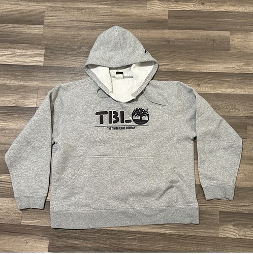 Vintage 90s Y2k Timberland Embroidered Logo Hoodie Sweatshirt Size Large
