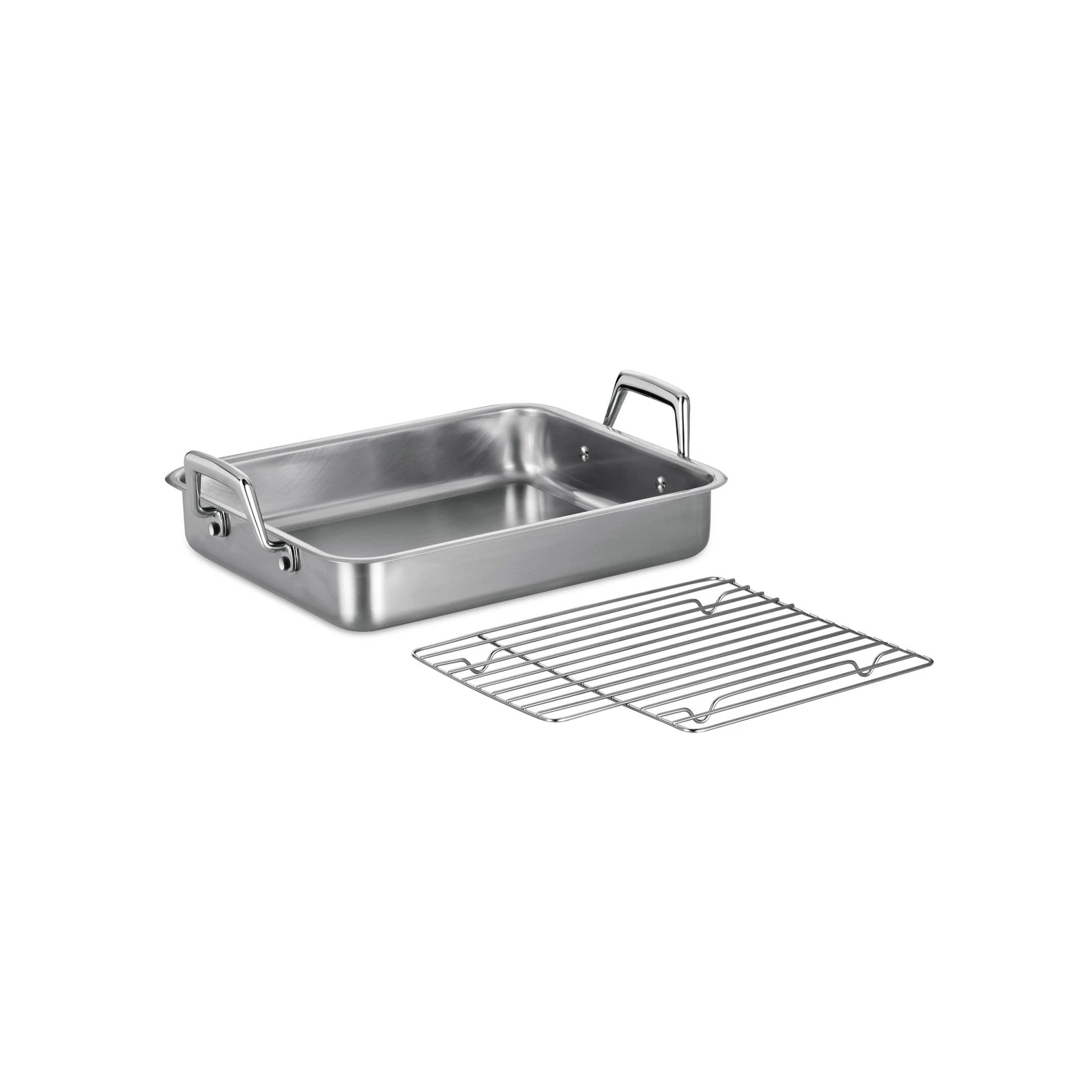 Tramontina 13.5Inch Stainless Steel Roasting Pan with Rack, Turkey Roaster for
Opens in a new window