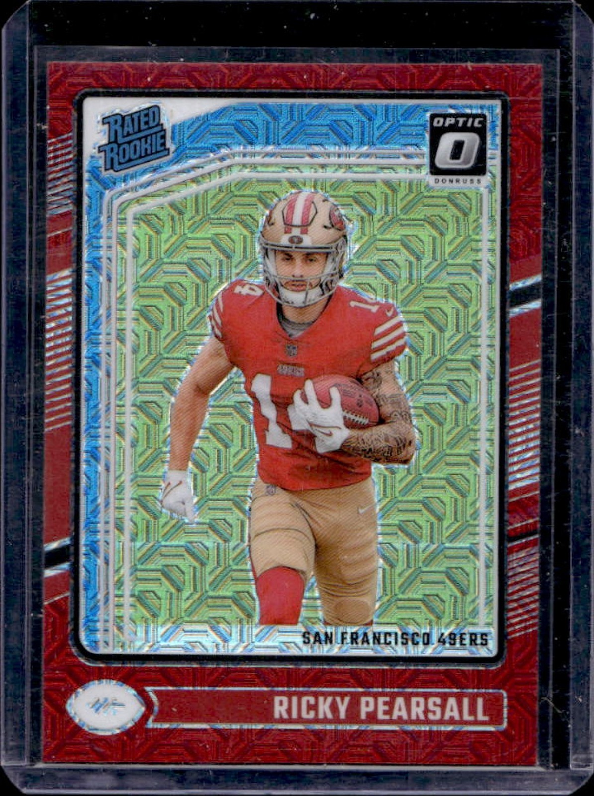 2024 Donruss Optic Ricky Pearsall Red Mojo Rated Rookie #284 49ers