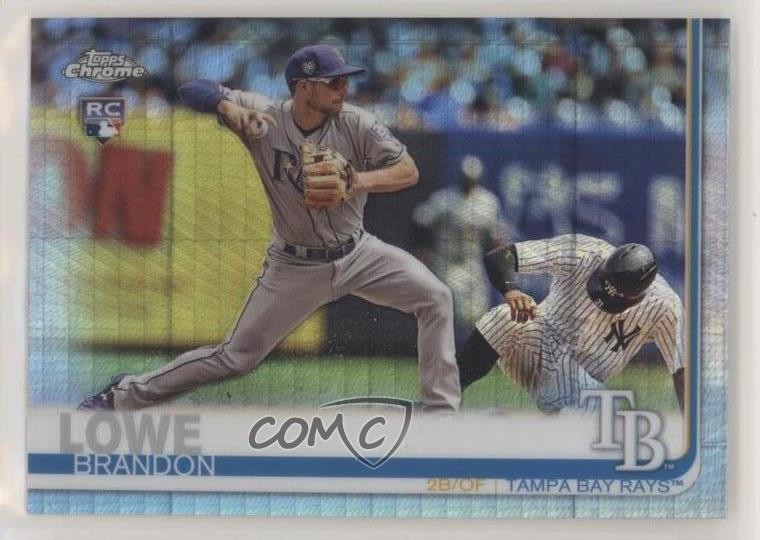 2019 Topps Chrome Prism Refractor Brandon Lowe #151 fo7