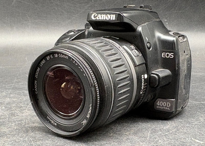Canon EOS 400D DSLR Schwarz Gebraucht Geprüft Canon EF-S 15-55mm II