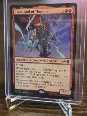 Thor, God of Thunder Marvel Super Heroes Foil 156