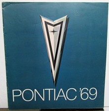 1969 Pontiac Dealer Sales Brochure Large Full Line Gto Tempest Lemans Firebird