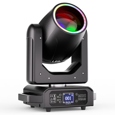 250W LED Moving Head Light 18Prism  12 Gobo LED Stage Light RGBW Dazzling Effect