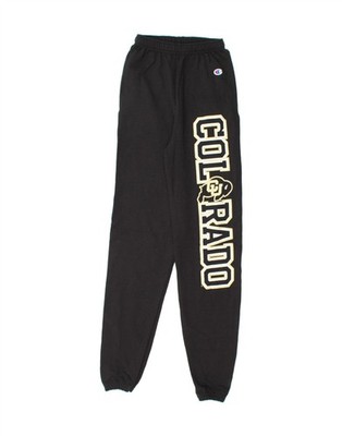 CHAMPION Mens Graphic Tracksuit Trousers Joggers XS  Black Cotton BK06