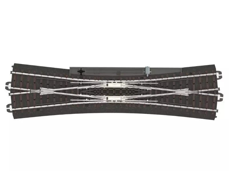 Traversée jonction double 12,1° Märklin 24720 pour voie C miniature HO