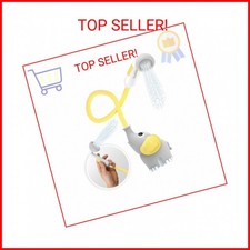 Yookidoo Baby Bath Shower Head - Elephant Water Pump and Trunk Spout - for Newbo