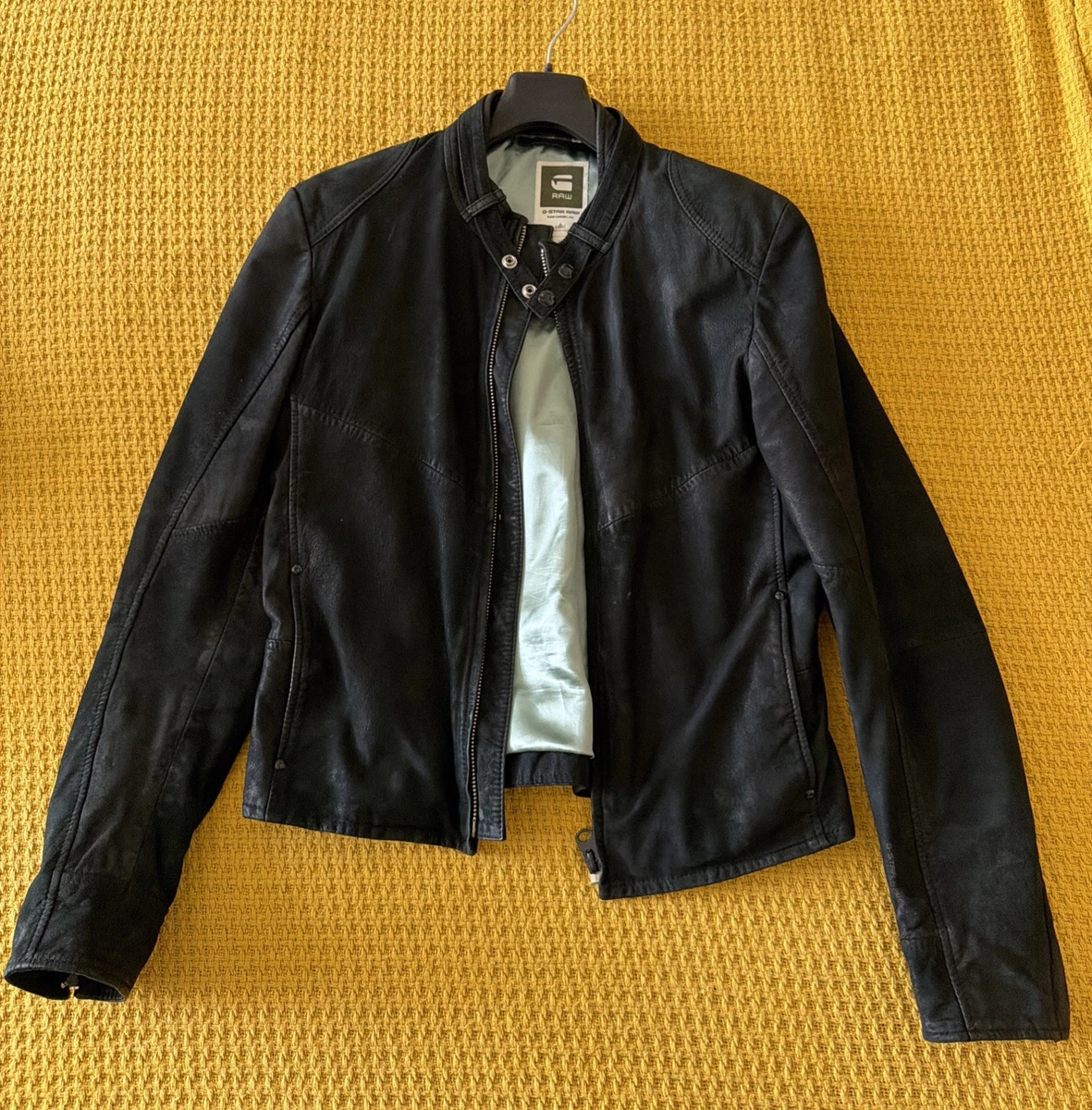 g star raw leather jacket products for sale | eBay