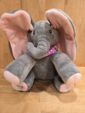 Peek a Boo Ellie Gray Elephant Interactive Singing Musical Plush Toy Moving Ears