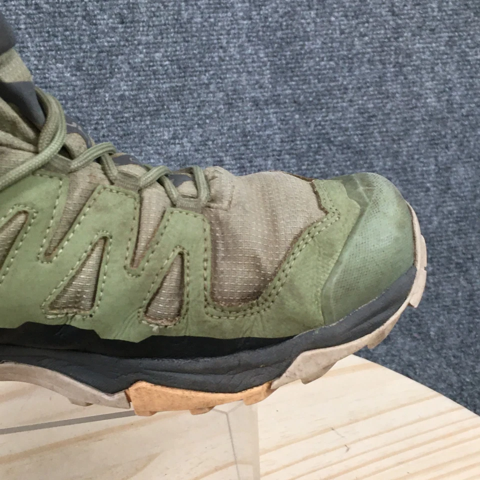 Salomon Boots Womens 7.5 X Ultra 4 Mid GTX Hiking Green Lace Up Ankle Top 416251 - Image 4 of 4