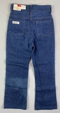 vtg Big Mac youth denim jeans Deadstock Blue 19x20 Made In USA JC Penney