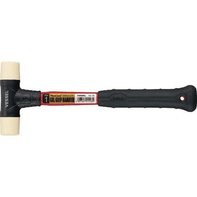 28000 Vessel Plastic Head Gel Grip Hammer 7610 Japan New Besseru 4907587015464