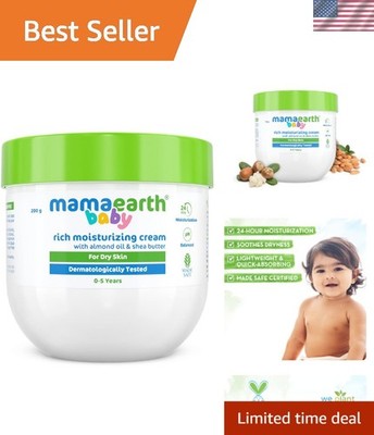 7.05 Oz Fast-Absorbing Moisturizer with Almond Oil & Shea Butter for Dry Skin