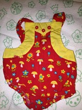 DDR Baby Strampler Babyspieler Baumwolle Retro