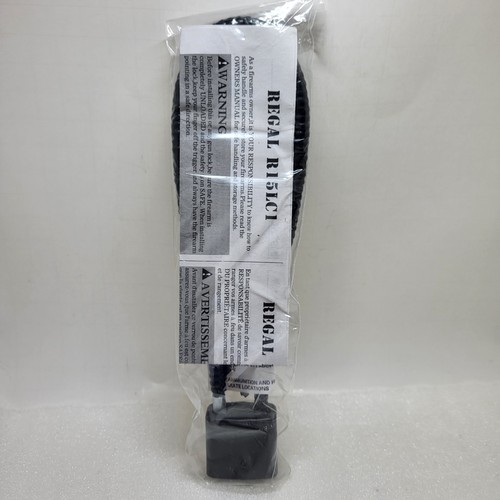 Regal R15LC1 Cavo LOCK 15" Nero Chiave di Sicurezza 2 Chiavi 30mm NUOVO NUOVO MAI USATO - Foto 2 di 7