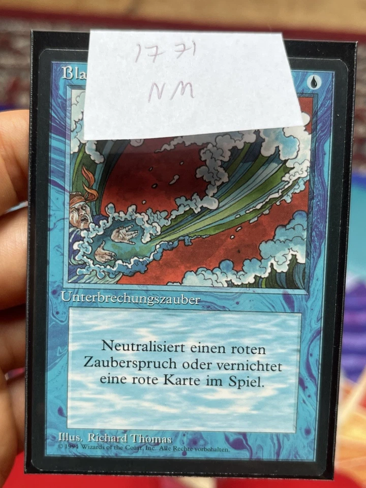 German FBB • Blue Elemental Blast • Pack Fresh • Mtg (1771) - Image 3 of 3