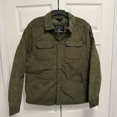 Kyodan ''The Beau'' Men's Corduroy Workwear Shacket - Olive Green - Size Small NWT