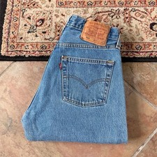 Vintage Levi s 501 Jeans USA 27x30 Made In USA Button Fly Straight Leg