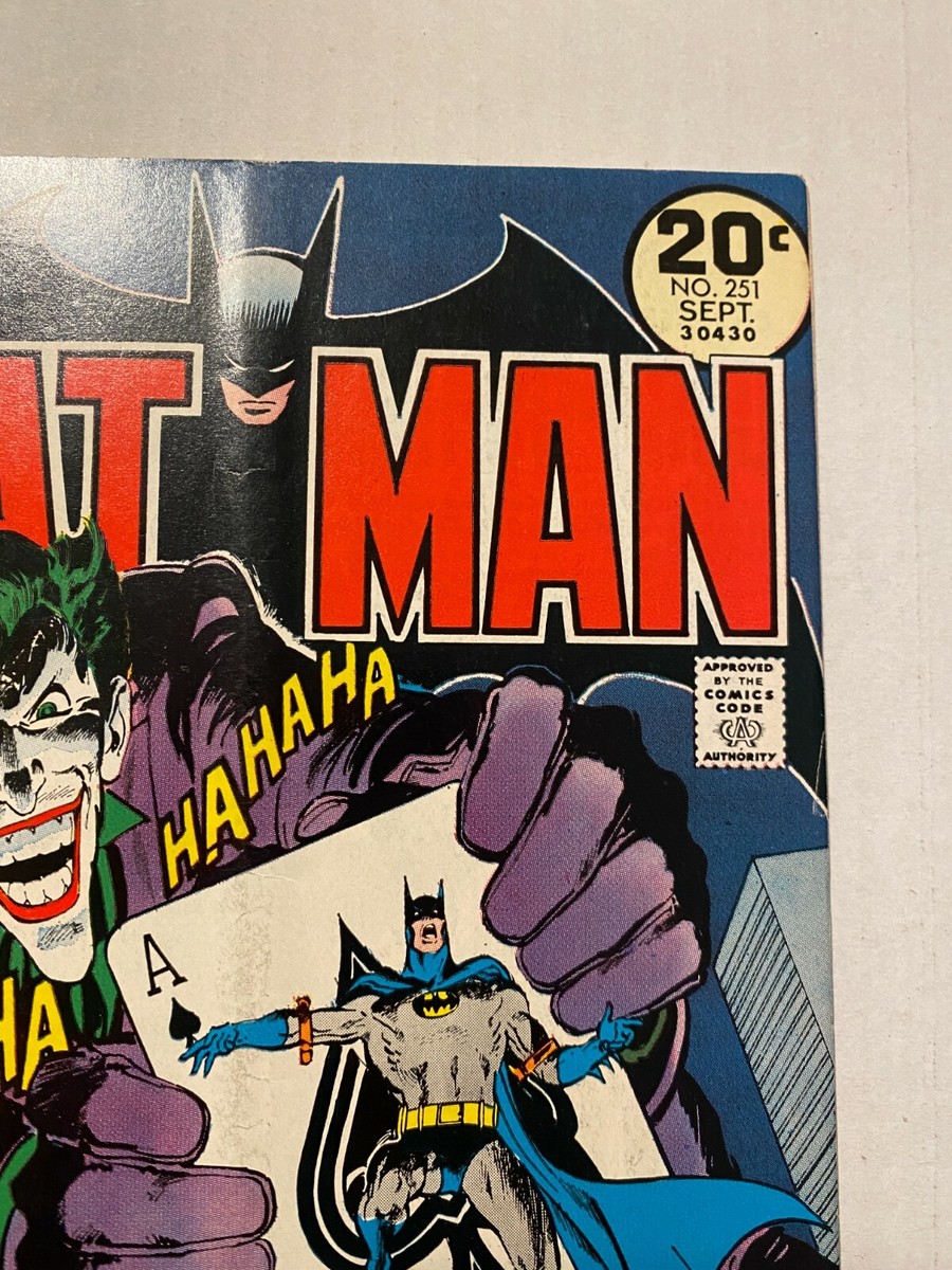 BATMAN #251 VF- 7.5 CLASSIC JOKER STORY AND COVER ART BY