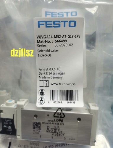 1PC NEW FESTO Solenoid valve VUVG-L14-M52-AT-G18-1P3 566499 Rapid delivery - Picture 1 of 3