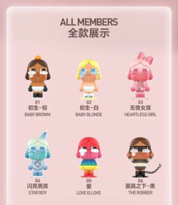 Authentic CRYBABY Crying Again Series (Set 12 Basic) Confirmed