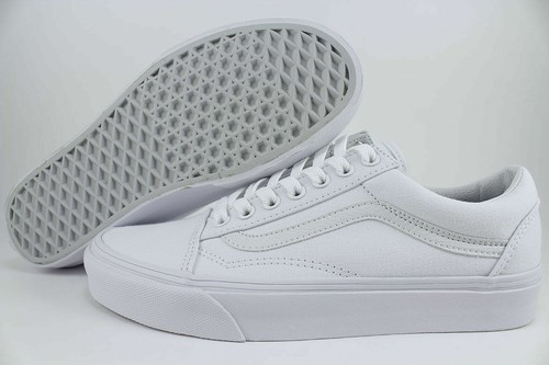 canvas old skool true white