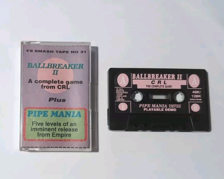 BALLBREAKER 2 II (Complete) + PIPE MANIA (Demo) Spectrum 48K