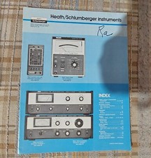 Vintage 1976 HEATH/SCHLUMBERGER Instuments CATALOG Specs Oscilloscopes POWER