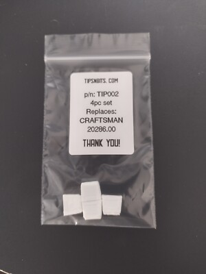 #ad 4 pck No Mar tip Craftsman 351181740 and 351181720 nailer replaces part 20286.00 $10.85