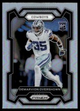 2023 Panini Prizm Silver Demarvion Overshown RC Dallas Cowboys #323