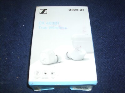 Sennheiser CX 400BT True Wireless Noise Cancellation Bluetooth Earbuds (White) N