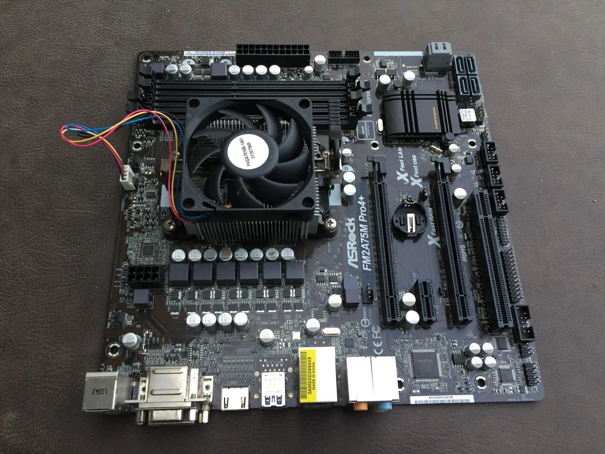 ASRock FM2A75 Pro4 Socket FM2 AMD Motherboard