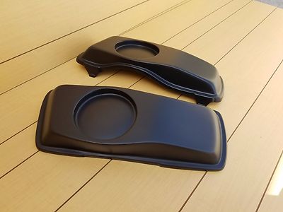 HARLEY DAVIDSON 8X8 SPEAKER LIDS FOR STRETCH SADDLEBAGS TOURING 94