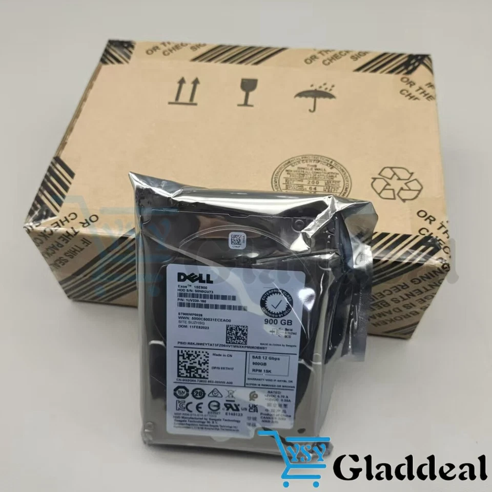 New Dell 900GB SAS 15k 2.5" 12G HDD XTH17 Seagate ST900MP0026 in 3.5” Caddy - Image 2 of 4