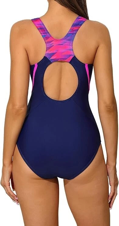 Attraco Women's Sport Athletic Racerback Swimsuit Swimming Costume BNWT - Image 2 of 4