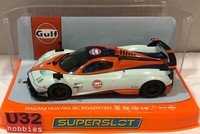 Slot Car Superslot H4335 Pagani Huayra Bc Roadster Gulf Edition Scalextric Uk