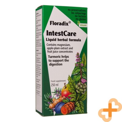 FLORADIX INTESTCARE 250ml Magnesium Turmeric Digestive System Support Supplement