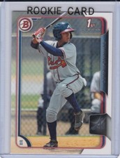 OZZIE ALBIES ROOKIE CARD 2015 Bowman 1st RC Ozhaino Baseball ATLANTA BRAVES