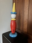 Vintage Wood Toy Ring Toss Clown Toy Carnival 13” Tall Decor Guy Falk — photo 4