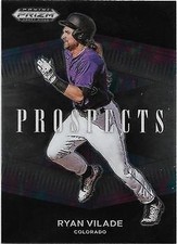 Ryan Vilade 2021 Panini Prizm Draft Picks #P-RV Prospects Colorado Rockies
