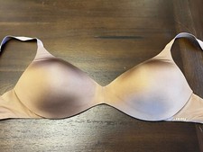 Skims Wireless Form Push-Up Plunge Bra Ochre New Size 38DD