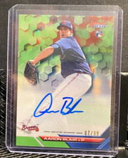 Aaron Blair 2016 Bowman's Best Green Refractor Autograph #7/99 - Braves