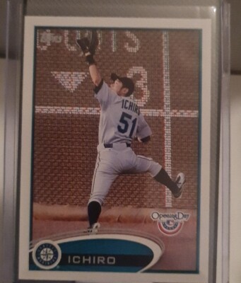 2012 Topps Opening Day  Ichiro Suzuki #50 Seattle Mariners