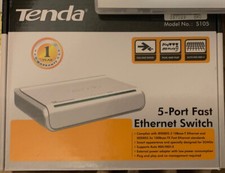 TENDA 5 Port Fast Ethernet Switch Model S105 New