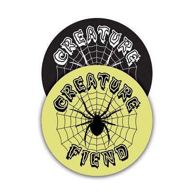 Creature Skateboards Spider Fiend  Sticker 5'' Skateboard Decal 2 Color Choices