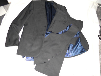 Ted Baker Endurance Qualitätsstoff 3-teilig Neu Anzug Gr. UK 38R ''EUR/IT 48R''w34