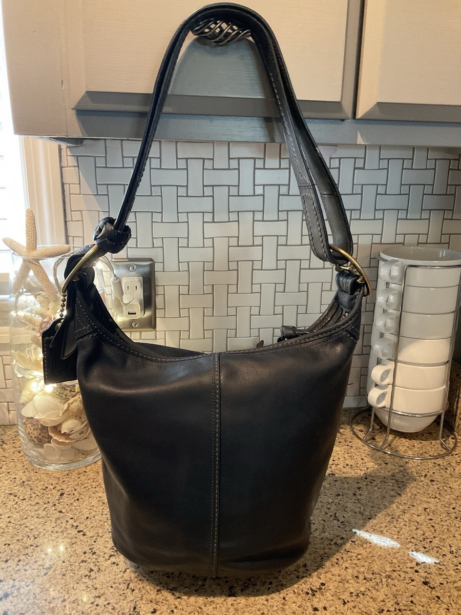 バッグ Vintage Coach Bleecker Bucket Bag Black Coach Bleecker Bucket Handbag – ShopCGX