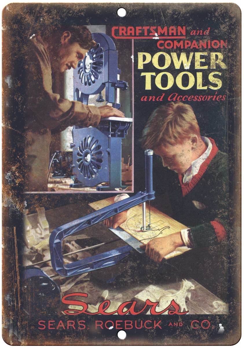 Sears Roebuck Craftsman Tools Vintage Ad 12